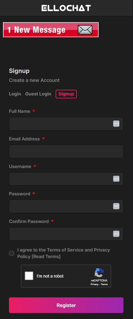signup