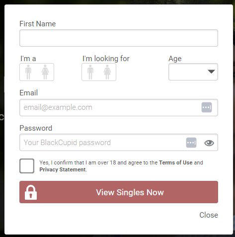 signing up