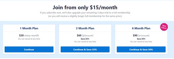 Screenshot of the Christian Connection prices