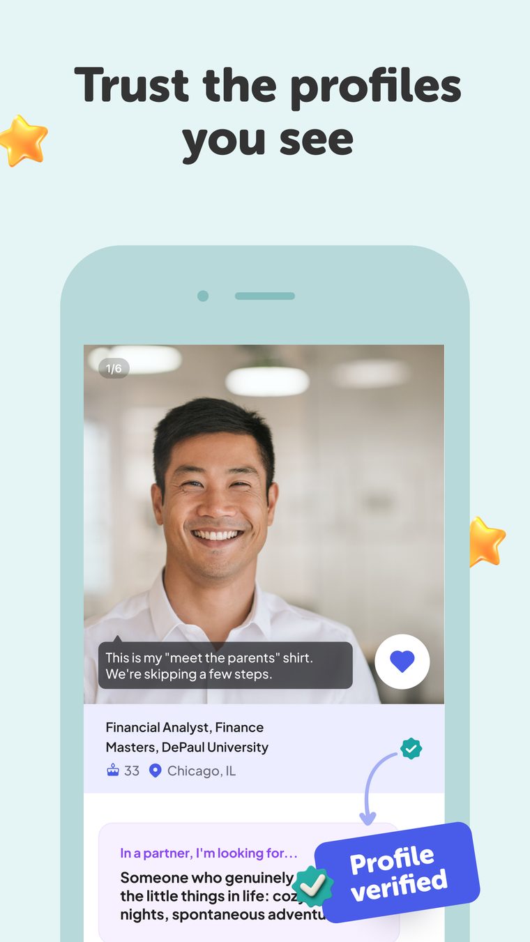 Screenshot of the Coffee Meets Bagel website