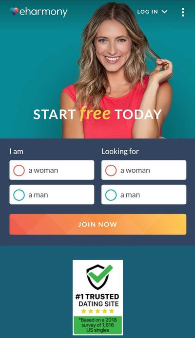 eHarmony Register