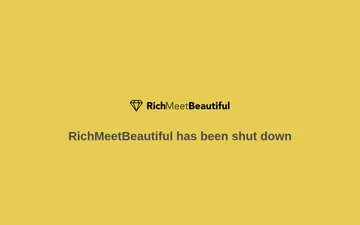 Screenshot of the RichMeetBeautiful website