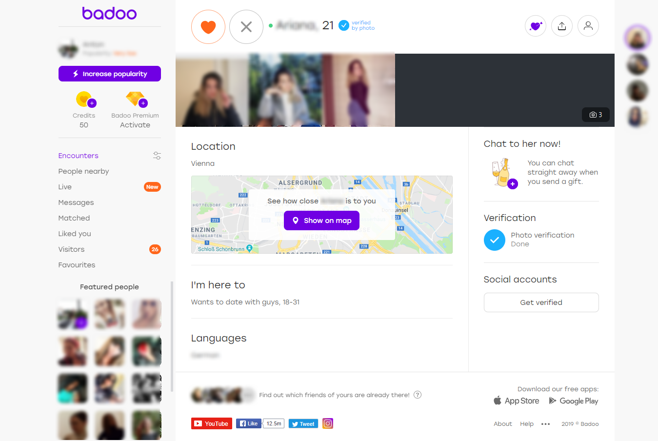 Location settings badoo Badoo: Social