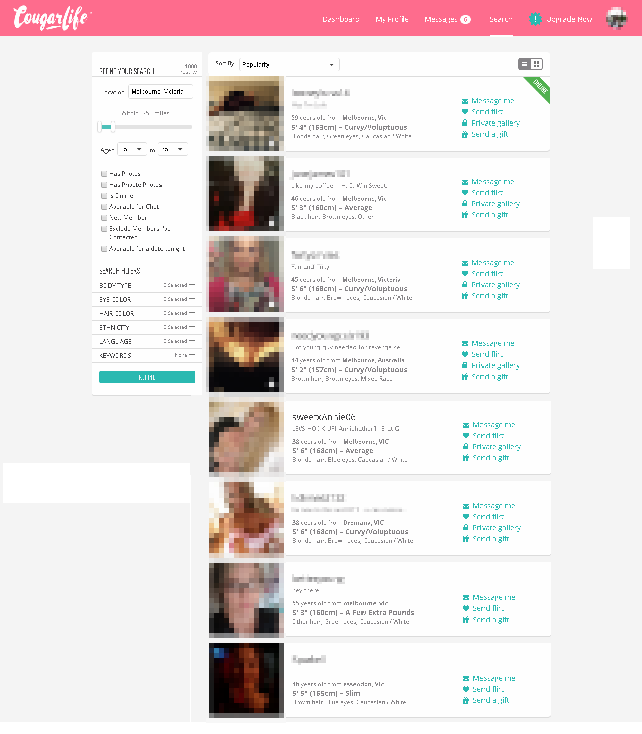 Cougar Life Review January 2020 Hot Dates Or Just A Money Pit Datingscout Sg