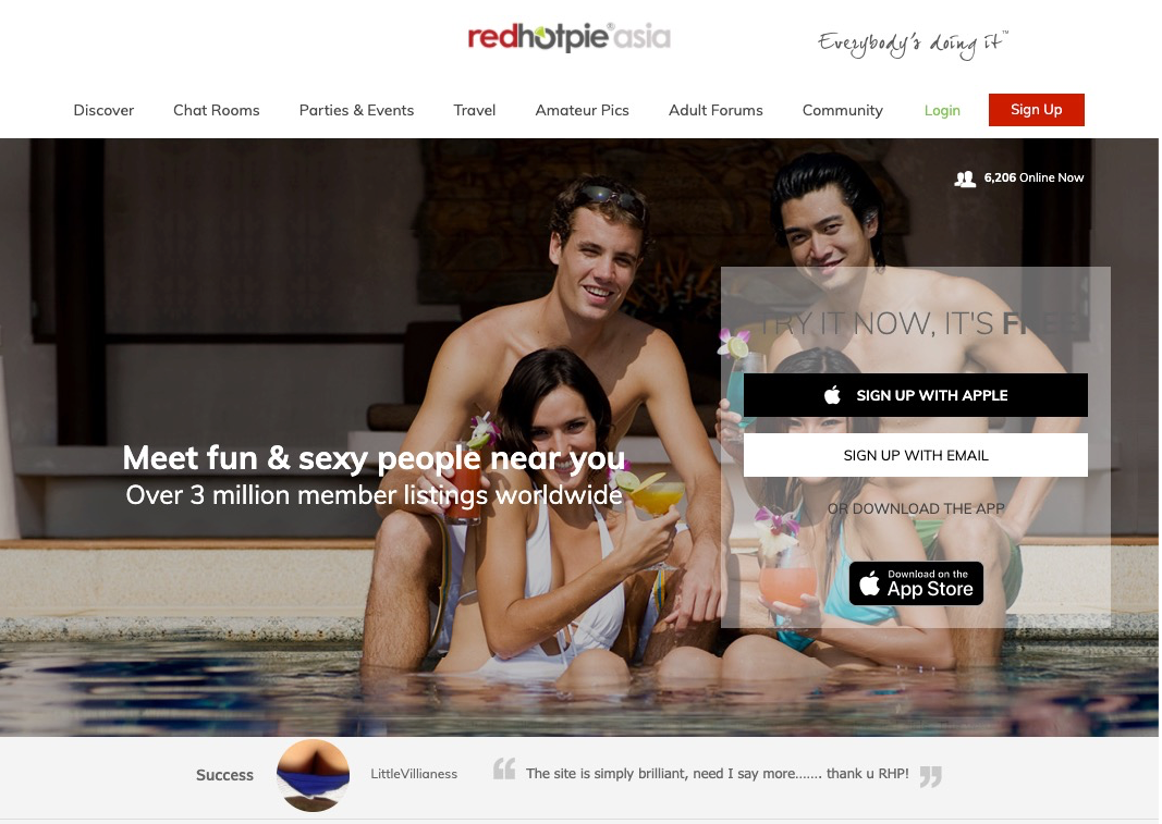 RedHotPie Screenshot Asia