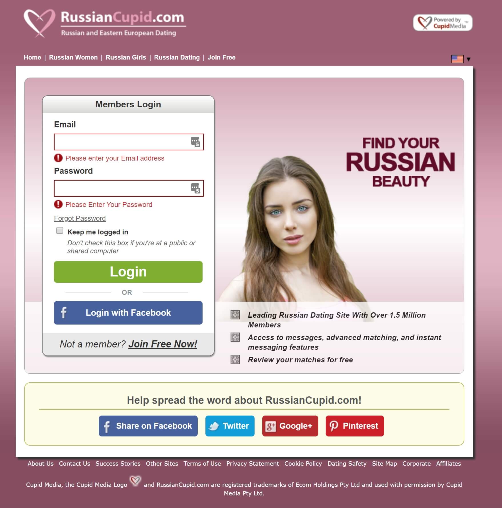 Russiancupid Com Сайт Знакомств Вход