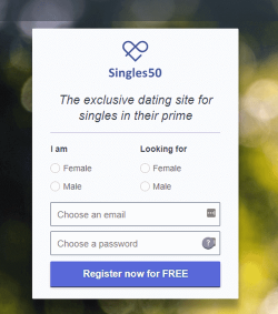 Singles50 Registration