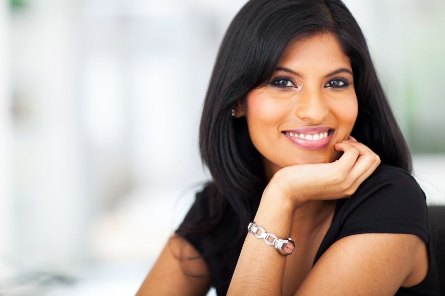 Indian Dating Smiling Woman